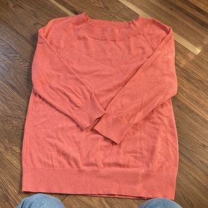 LOFT coral spring sweater size medium